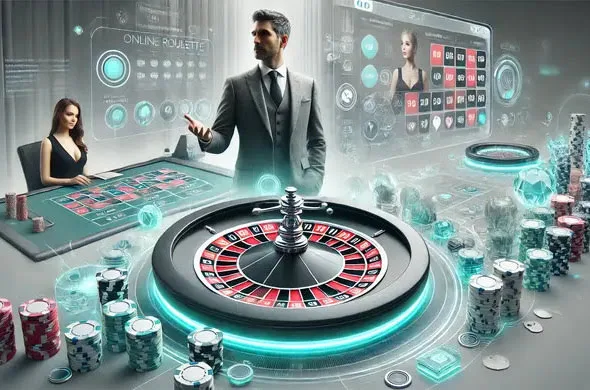 Croupier dal vivo per roulette